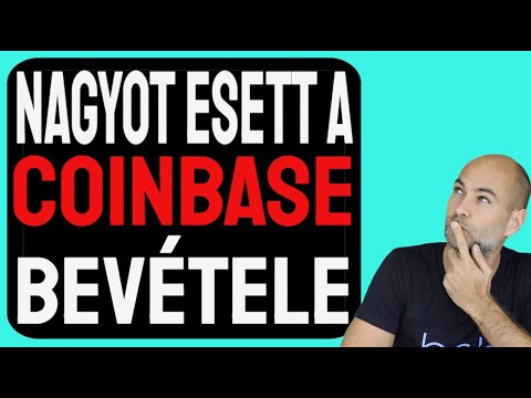 NAGYOT ESETT A COINBASE BEVÉTELE! [Részletek]