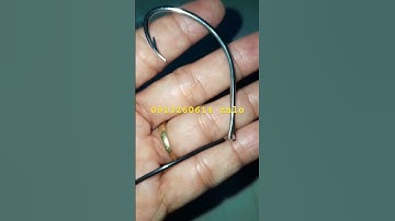 Lưỡi câu sông hồng điện thép lò xo, #câulurecálóc , #câucá , #shorts