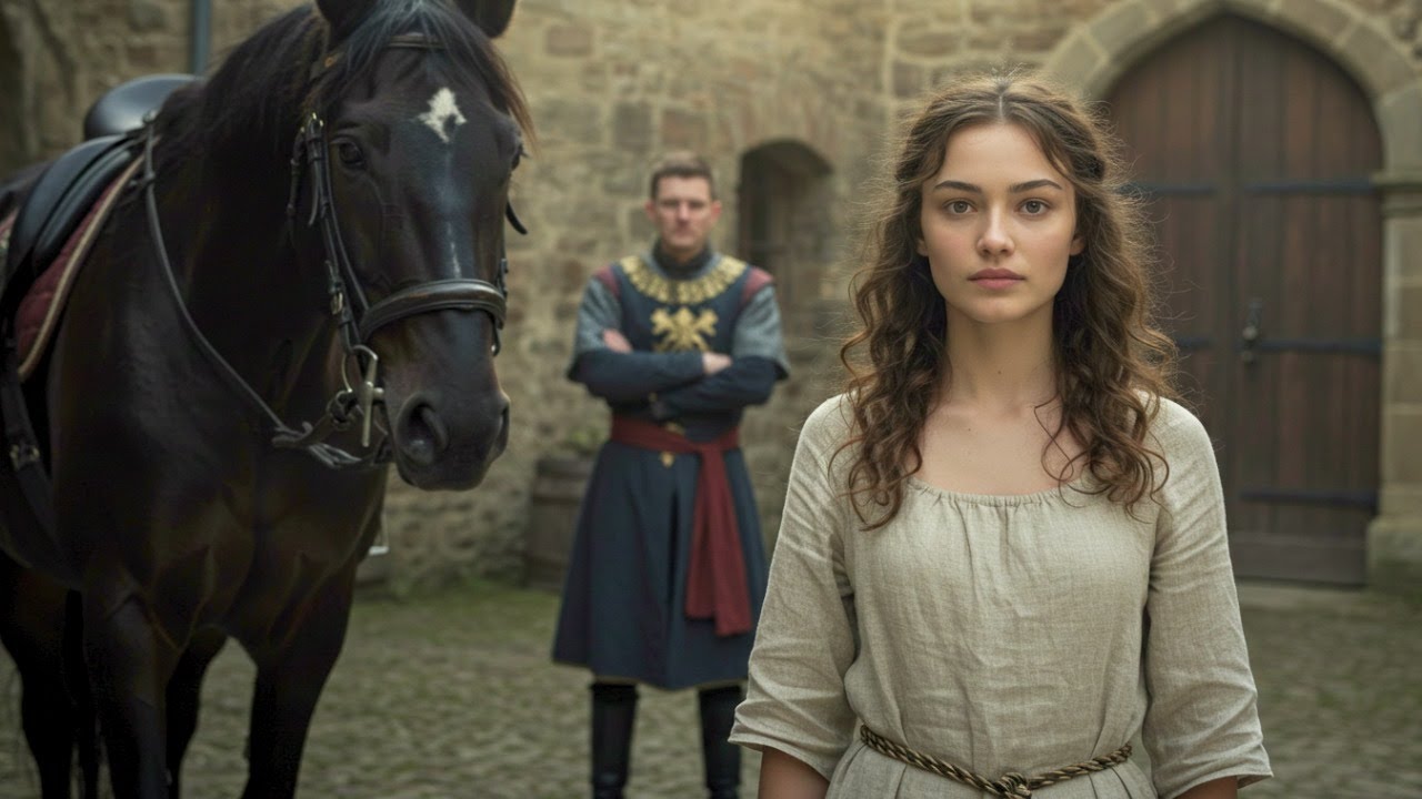 REGELE UMILIA SLUJITOAREA PE CALUL SĂLBATIC, DAR EA A ÎMBLÂNZIT FIARA ÎN FAȚA TUTUROR