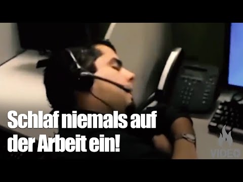 Video: Wie Man Mit Schlaf Bei Der Arbeit Fertig Wird