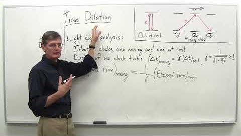 Time dilation Stanford University Coursera