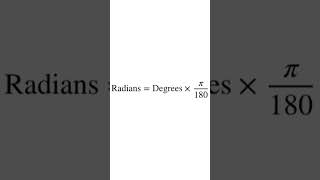 Degrees to Radians #maths #education #dothingsyoudontwanttodo #mathematics #mathematics