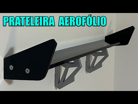 HOW TO MAKE a CAR SPOILER SHELF - GAMER ROOM X