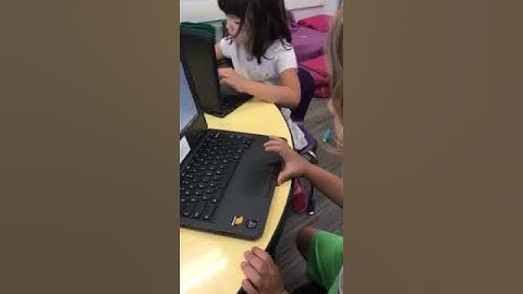 Student using voice typing
