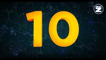 ⏳ 4k HD 10 seconds [Countdown Timer] 3D  - ⏱ Timer 10 seconds with music - 10 秒倒數