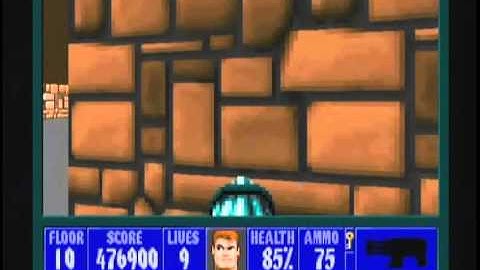 Wolfenstein 3D (100%) Walkthrough (E6M10)