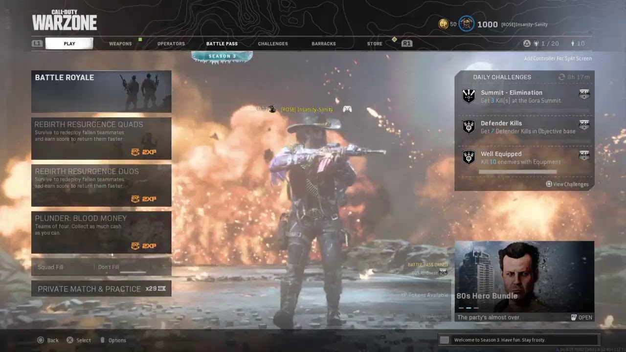 WARZONE SMOKING420 PS4