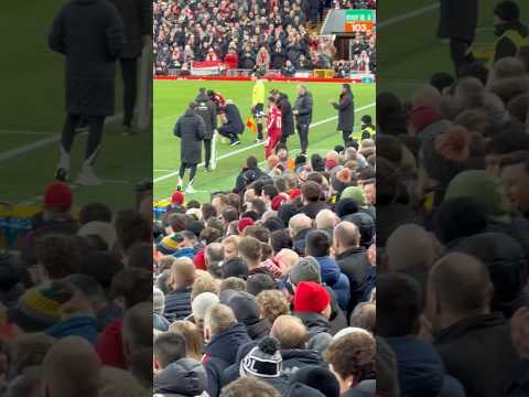 GOOSEBUMPS for Salah at Anfield! 📣🏟️
