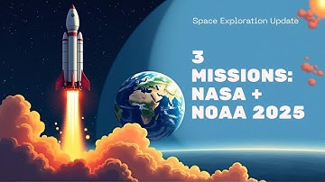 Falcon 9 Launch 2025  NASA & NOAA Reveal 3 Game-Changing Space Missions