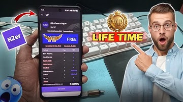 K2er VIP Lifetime FREE 😱 | Real Trick 100% Working 1 Minute Method | K2er VIP Lifetime  Kaise Milega