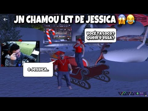  JN CHAMOU A LET DE JESSICA E ELA FICOU MUITO BRAVA 😱😂