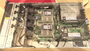Lenovo ThinkSystem SR550 installing a front I/O port