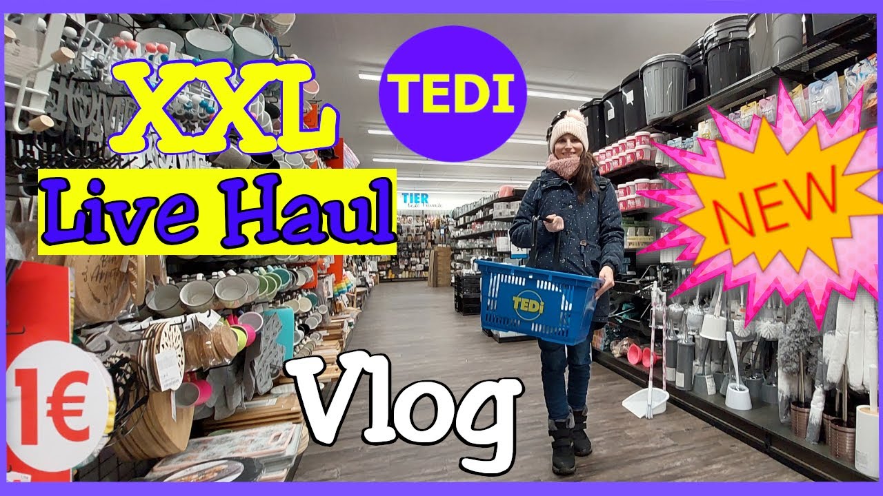 TEDI Live Shopping Neuheiten💙Vlog