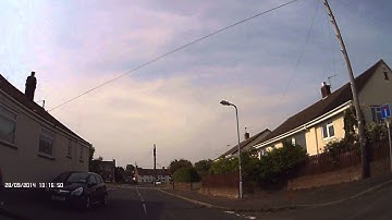 Country road right turn