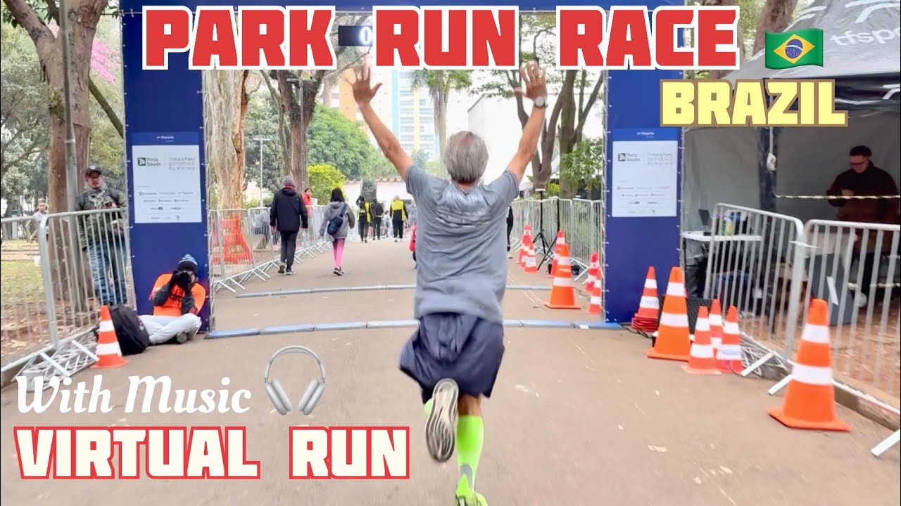 Virtual Run | Park Run | São Paulo Brazil | Treadmill Workout 