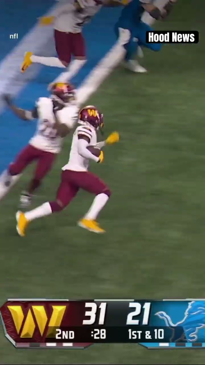 To end the half #hoodnews #detroitlions #commanders #NFL #sports #football #viralvideo #omg #how #us