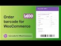 Order Barcode for WooCommerce | Show barcodes on products, orders, and invoices | Sharabindu