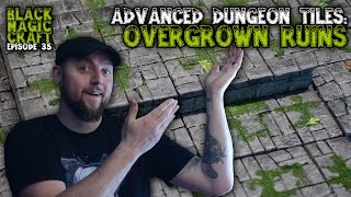 Overgrown Ruins - Advanced Dungeon Tiles For D&D Tutorial (Black Magic Craft Episode 035) screenshot 5