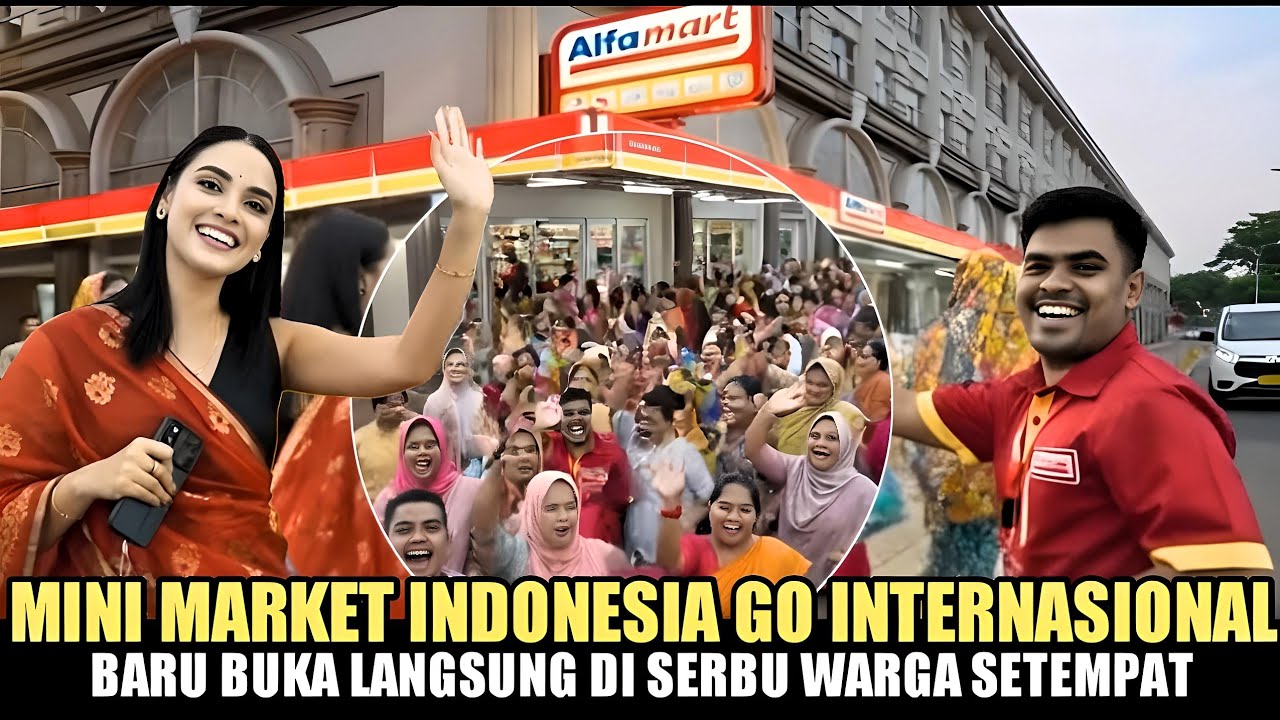 GEGER! MINI MARKET INDONESIA GO INTERNATIONAL! 🇮🇩BARU BUKA LANGSUNG DI SERBU WAEGA LOKAL