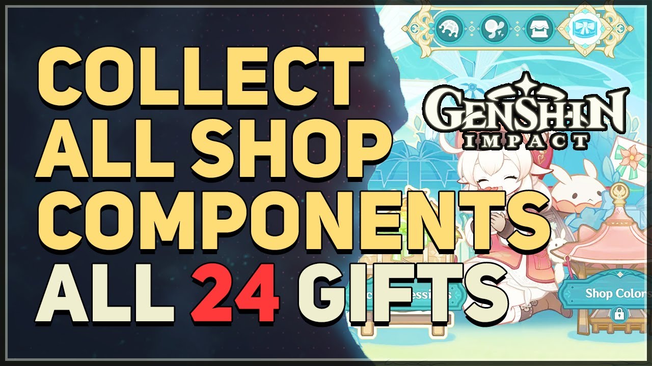 Collect all Shop Components Genshin Impact - YouTube