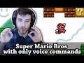 Can you beat Mario Bros 1-1 with ONLY voice commands?