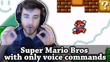 Can you beat Mario Bros 1-1 with ONLY voice commands?