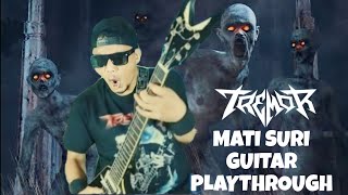 Guitar Playthrough MATI SURI (TREMOR) IIK X BETRAYER (Thrash Metal Indonesia)