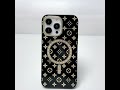 Luxury louis vuitton lv flower pattern magnetic magsafe wireless charging case cover for iphone