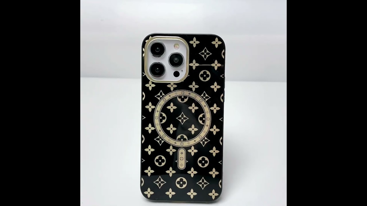 black louis vuitton phone case iphone 13