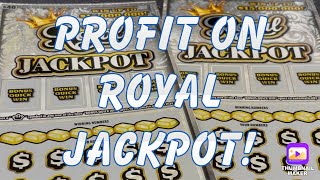 Royal Jackpot Profit ‼️ #california #lottery #scratchers #profit #shortvideo 