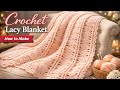Beautiful Crochet Shawl Pattern 💯 / Step-by-Step Tutorial ✨️🧶