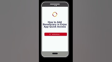 How to easily Add Beneficiary using Enjaz App Quick Access