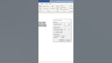 Turn Any Text into a Table in Microsoft Word Instantly!