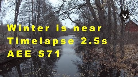 Timelapse AEE S71 2.5s interval