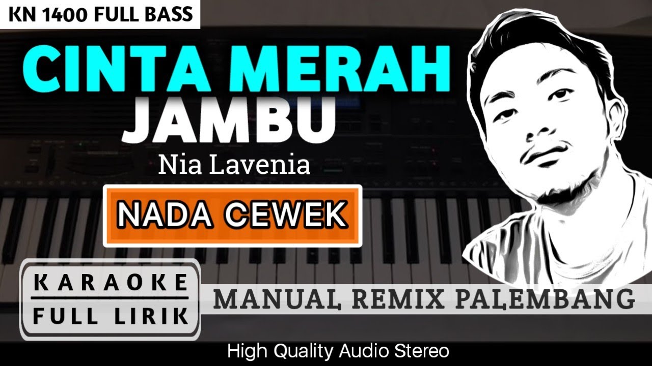 CINTA MERAH JAMBU [CEWEK] REMIX PALEMBANG | KARAOKE FULL LIRIK