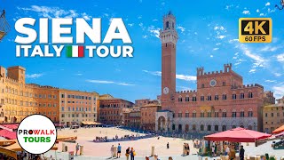 Tourist Walk In Siena, Italy In Beautiful 4K Uhd