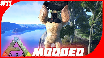 MODDED Ark: Survival Evolved - MEGAPITHECUS TAME! | #11 (Annunaki Genesis)