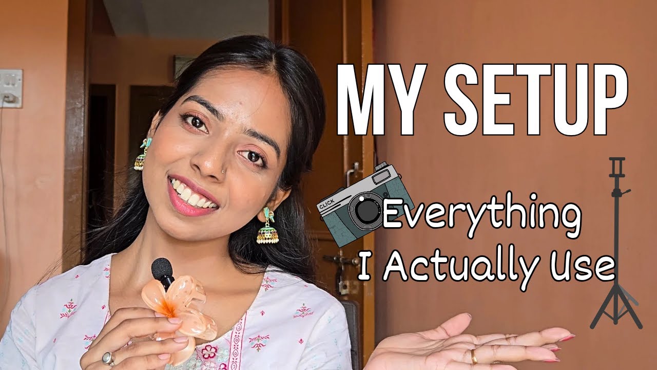 Small Creator What I Actually Use to Film Videos | Small Creator Setup Tour - YouTube