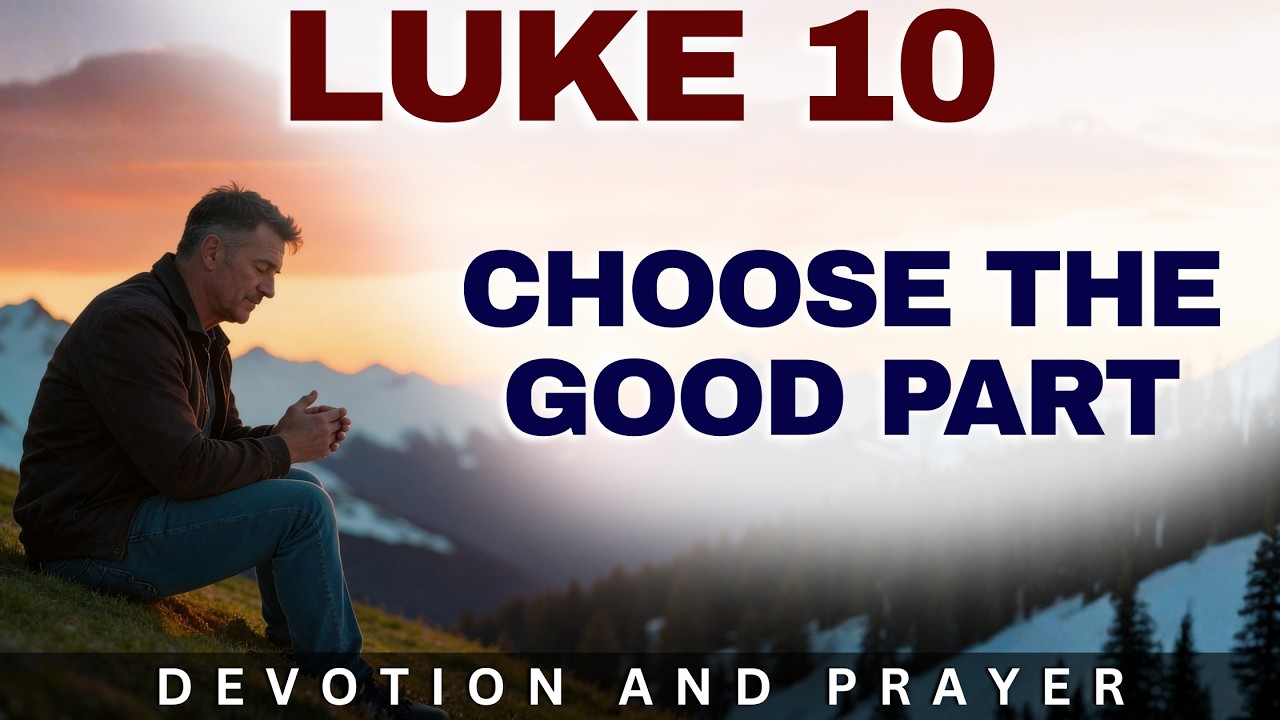Choose the Good Part Today | A Prayer to Overcome Anxiety and Distraction (Luke 