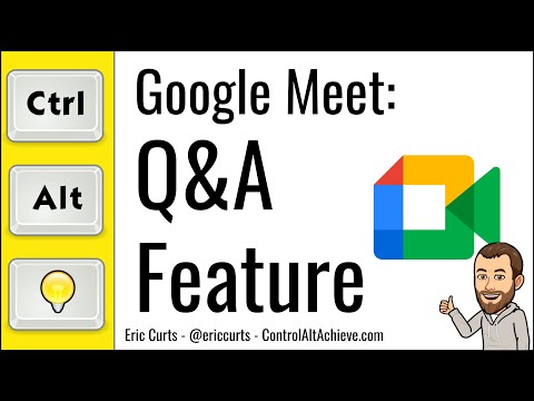 Video Google Meet: Q&A Feature - youtube