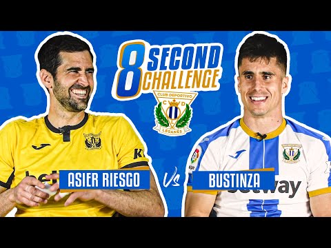 ⏱ 8 SECOND CHALLENGE | Asier Riesgo vs. Bustinza | C.D. Leganés