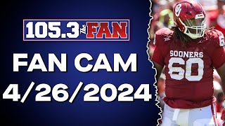 Cowboys Trade 24th Pick - Selects Oklahoma OT Tyler Guyton At 29 | Fan Cam 4\/26\/24