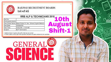 RRB ALP Previous General Science Questions|తెలుగులో సరైన వివరణ|10th Aug 1st shift |#alp #science#rrb