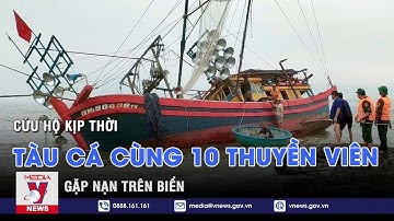 Cứu hộ kịp thời tàu cá cùng 10 thuyền viên gặp nạn trên biển - VNEWS