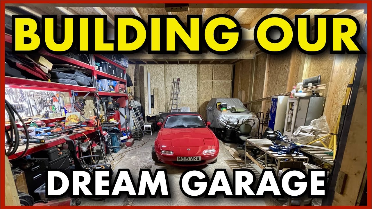 Строим гараж нашей мечты | Работы внутри продолжаются