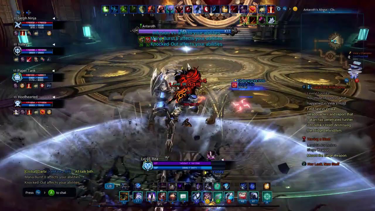 Tera Antaroth's Abyss Normal Mode Final Boss Full Fight