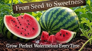 Grow Juicy Watermelons Like a Pro: From Seed to Harvest