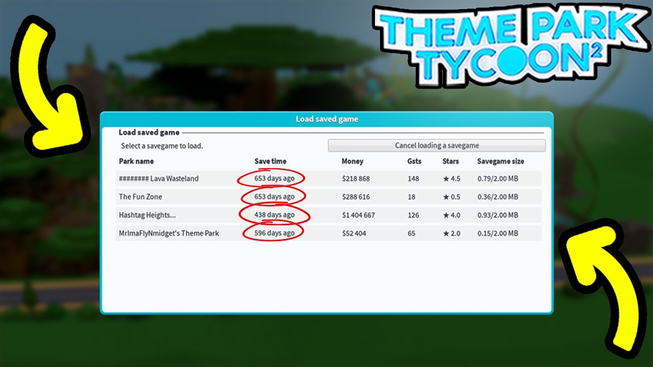 Loading My Theme Park Tycoon 2 Park After 2 Years Roblox Youtube - cheat code for roblox theme park