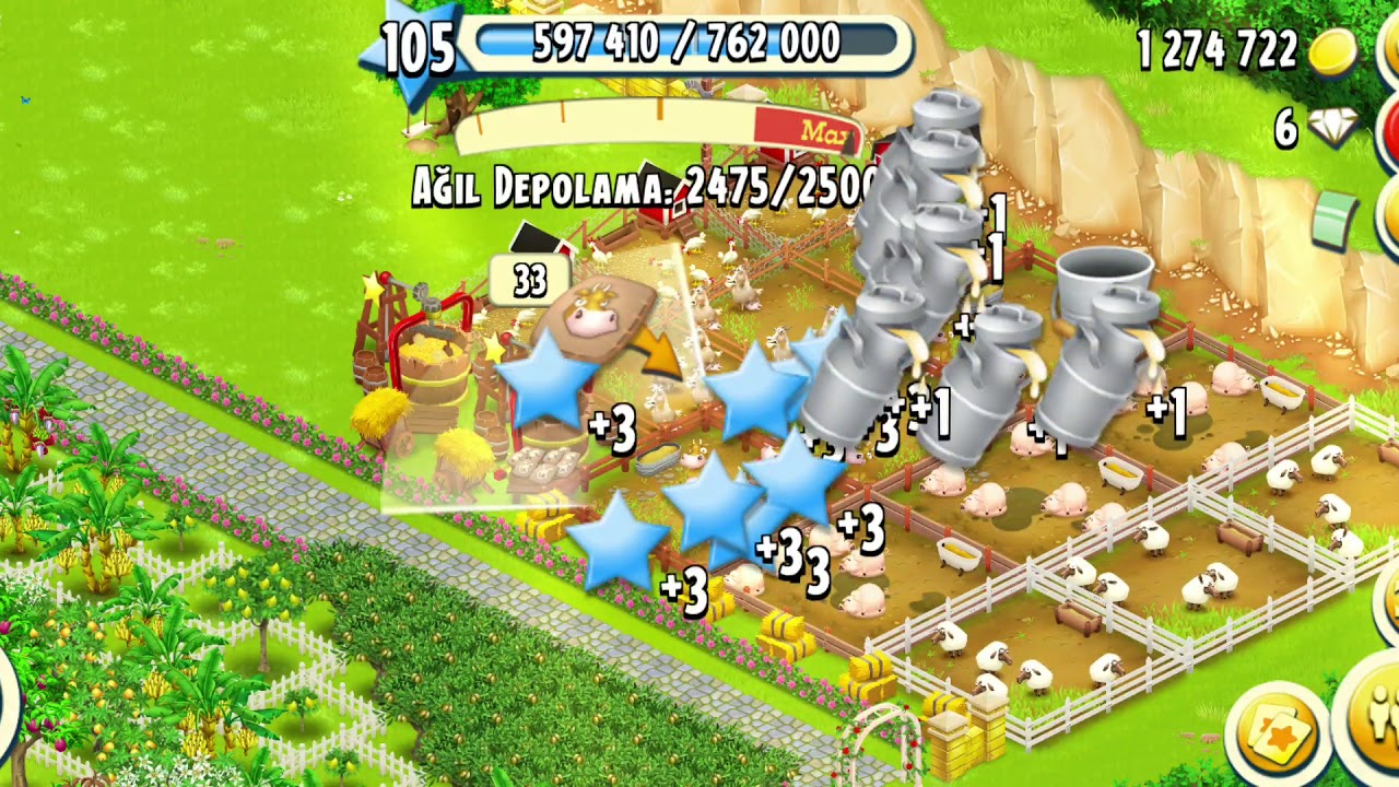 Hay Day 2 Farmen Auf Einem Gerät Hay Day Farm 105 level #Hayday - YouTube