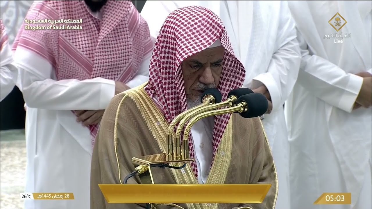 صلاة الفجر للشيخ صالح بن حميد 28 رمضان 1445هـ